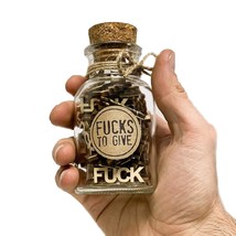 Jar Of Fucks (5Oz) Gift Jar &quot;Fucks To Give&quot; Great Gag Funny Father&#39;S Day Prank - $36.99