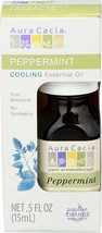 NEW Aura Cacia Aromatherapy Essential Oil Peppermint Boxed Oil 0.5 oz - $12.35