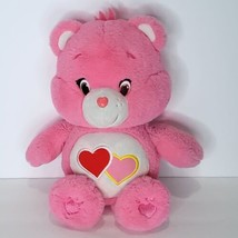 Care Bears Love-a-Lot Plush Stuffed Animal Love A Lot Pink Hearts large ... - £19.78 GBP