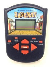 Electronic Hand-Held Hangman Game Vintage 1995 Milton Bradley Works Great! - £11.26 GBP