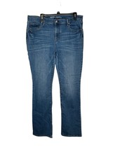 Old Navy Womens Jeans Original Mid-Rise Straight Leg Denim Blue Sz.16 Long - $19.79