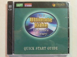 The Ultimate Bible Reference Library Quick Start Guide Pc CD-ROM New Thomas 2002 - £68.44 GBP
