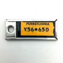 DAV 1960s PENNSYLVANIA keychain license plate tag Disabled American Vete... - £7.85 GBP