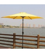 9&#39; Pole Umbrella With Carry Bag, Yellow - £78.40 GBP