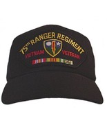 ARMY 75TH RANGER VIETNAM USA RIBBON EMBROIDERED PATCH  MILITARY HAT CAP - £31.33 GBP