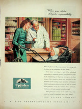 Upjohn Ad from magazine - 1944 - Excellent condition - $6.34