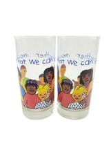 1990&#39;s Libbey By Heather Imagine What We Can Do Together 16 Oz Glass Tum... - $19.75