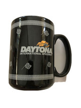 Daytona International Speedway Vintage Souvenir Checkered Flag Theme Mug - £10.90 GBP