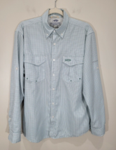 AFTCO Shirt Men Medium AF Tech Stretch Performance Vented Fishing - $18.95