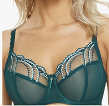 Wacoal DEEP TEAL Evocative Edge Full Figure Underwire Bra, US 38DDD NWT - $39.59