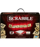 Scrabble Game Deluxe Edition Letter Tiles Board Game Family Board Games ... - £64.31 GBP