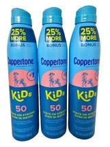 Coppertone Kids Broad Spectrum Sunscreen Spray SPF 50 6.9 oz (3 Pack) - £13.60 GBP