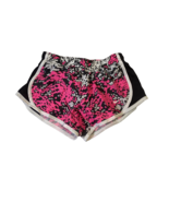 Nike DRI-FIT Youth Girls Lined-Running Shorts Black &amp; White Pattern Hot ... - $339.03 MXN
