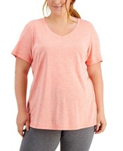 allbrand365 designer Womens Activewear Essentials Rapidry Heathered T-Shirt 2X - $21.78