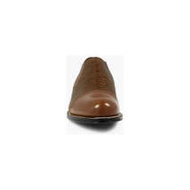 Stacy Adams Shoes Madison Tan Leather Cap Toe Leather Sole 00067-240 image 6