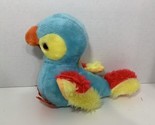 B.J. Toy Company vintage plush parrot multicolor blue red yellow stuffed... - $9.89