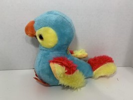 B.J. Toy Company vintage plush parrot multicolor blue red yellow stuffed... - $9.89