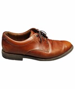 Clarks Unstructured Dress Shoes Mens Size 12 Brown Leather Round Toe Lac... - $63.62 CAD