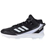 adidas Men&#39;s Icon 7 Mid TPU Baseball Shoe, Black/Silver Metallic/White, 13 - £70.78 GBP