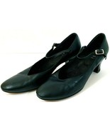 Capizio Leather Character Shoes Preowned Black Womens Size 8.5N - $33.65