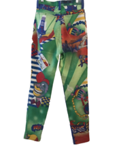 VERSACE Jeans Couture Vintage &#39;95 New York Jazz Scene Prints Bold Colors... - $187.98