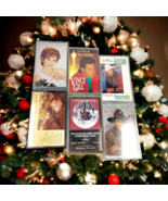 Country Christmas Cassettes Lot of 6 Reba Gill Jackson Straight Vintage ... - £5.30 GBP