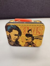 Vintage Elvis Miniature Lunch Box Tin Made By Vandor - £10.10 GBP