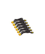 APC AP8706S-NA 1.8M POWER CORD KIT 6EA LOCKING C13 TO C14 NORTH AMERICA - $276.46