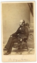 Rare CDV Circa 1870s Black &amp; Batchelder Portrait of Dr. George Putnam Boston, MA - £109.52 GBP