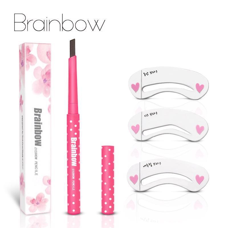 Brainbow Eyebrow Pencil Longlasting Waterproof Durable Automaric Eyebrow Liner+3 - $3.99