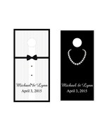 2 Corn Hole Game Board Decals 24&quot; x 48&quot; - Bride and Groom - $1,330.52 MXN