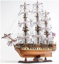 Ship Model Watercraft Traditional Antique USS Constitution Medium Rosewood - £840.61 GBP