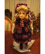 Bebe Bru by Maryse Nicole, Franklin Heirloom dolls, NIB, 16&quot; PURPLE DRESS - £106.72 GBP