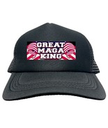 TRUMP GREAT MAGA KING 2024 FUNNY Trucker Hat Cap Foam Mesh Baseball HF0339 - $19.99