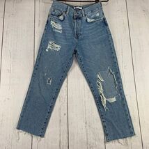 Forever 21 25 Boyfriend Fit Mid Rise Blue Jeans Pants Denim Women - $9.79 CAD