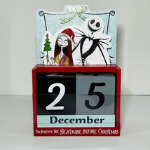 Nightmare Before Christmas Advent Countdown Calendar Jack &amp; Sally Disney... - £15.82 GBP