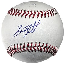 Sean Hjelle San Francisco Giants Autographed Baseball SF Signed Photo Proof - £54.02 GBP