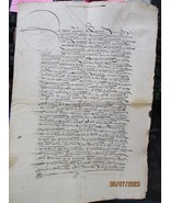 Manuscript in LATIN 1557 with the GERMAN stamp seized in WWII - £470.15 GBP