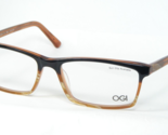 Ogi Evolution 3131 1827 Brown/Amber Horn Occhiali Montatura 56-17-150mm ... - $67.58