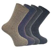 Alpaca Wool Socks Low Calf for Men Women - Warm Comfortable Casual Dress Socks - £18.35 GBP