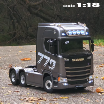 Flash Deal RC Semi Trailer Truck Construction Car Hauler 4WD On Road Tra... - $149.99