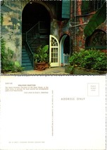 Louisiana New Orleans Vieux Carre Brulatour Courtyard Alley VTG Postcard - £7.53 GBP