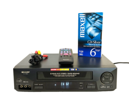 Vintage Sharp VC-H993U 19 Micron Head Hi-Fi VCR w/ Remote, Tested w/ VID... - $73.76