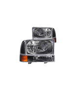 ANZO USA 99-04 Super Duty 00-04 Excursion Headlights Black with Corner A... - $386.65 CAD