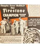 1947 Firestone Champion Tractor Tires Advertisement Farming Agriculture ... - $29.99