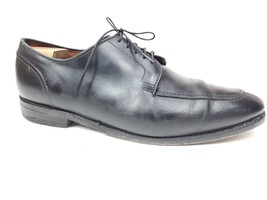 Allen Edmonds LaSalle Men&#39;s 10.5 EEE Black Split Apron Oxford Dress Shoe - £46.87 GBP