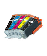 5 New Ink Combo Pack For Canon Pgi-250 Cli-251 Pixma Mg5622 Mg6622 Mg5522 - £13.36 GBP