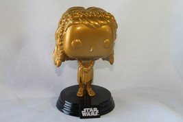 Disney Funko Pop (New) Princess Leia - BOBBLE-HEAD - Gold #287 - £14.81 GBP