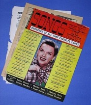 JUDY GARLAND SONGS THAT WILL LIVE FOREVER MAGAZINE VINTAGE 1952 - $16.41 CAD