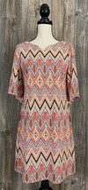 Aryeh Tunic Dress Size Medium Geometric Print Stretchy  - £17.91 GBP